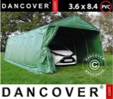 Tente de stockage 3,6x8,4x2,7 PVC, Vert