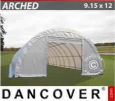 Tente de stockage  9,15x12x4,5m PVC, Blanc