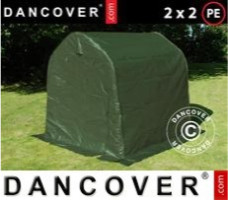 Tente de stockage  2x2x2m PE, Vert